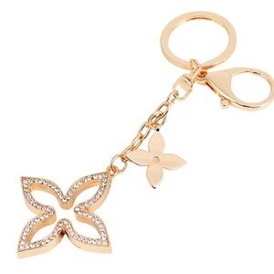 Floral Keychain Bag Charm